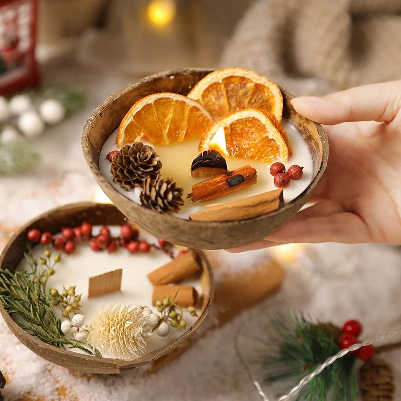 Handcrafted Coconut Shell Candle